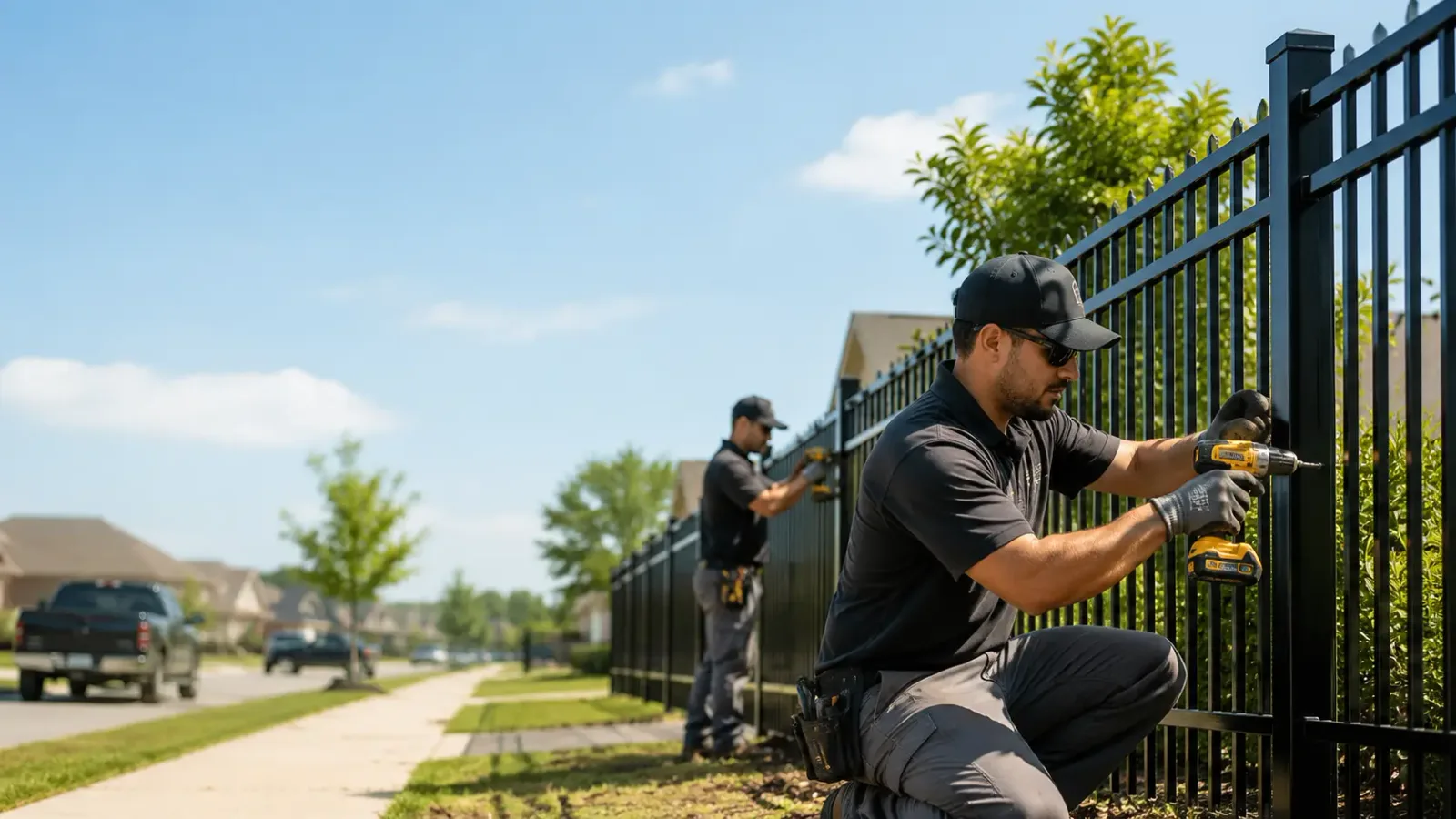 Metal Fence Installation in Hallettsville, TX